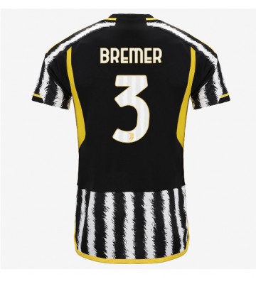 Juventus Gleison Bremer #3 Kotipaita 2023-24 Lyhyet Hihat